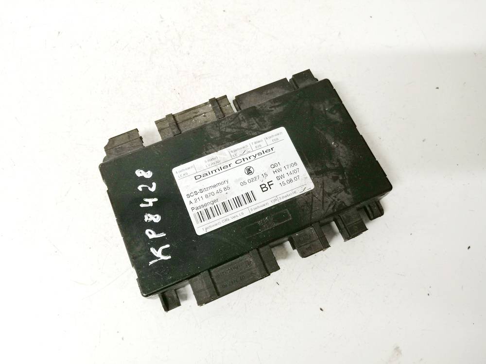 A2118704585 Mercedes-Benz CLS-CLASS 2007 Inne komputery