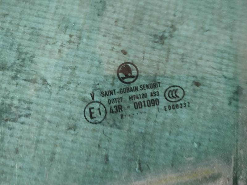 AS3 Skoda Superb 2009 Door-Drop Glass - REAR LEFT - Thumbnail 2