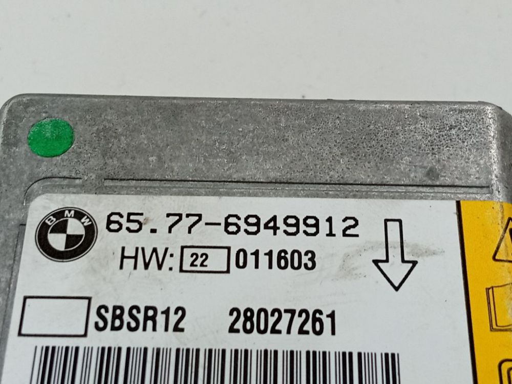 65776949912 BMW 7-Series 2002 Komputer SRS airbag – moduł sterujący poduszek powietrznych - Thumbnail 5
