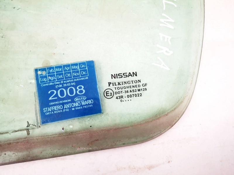 Nissan Almera 2001 Dreieck, Dreieckscheibe,  Fenster Hinten Linke - Thumbnail 2