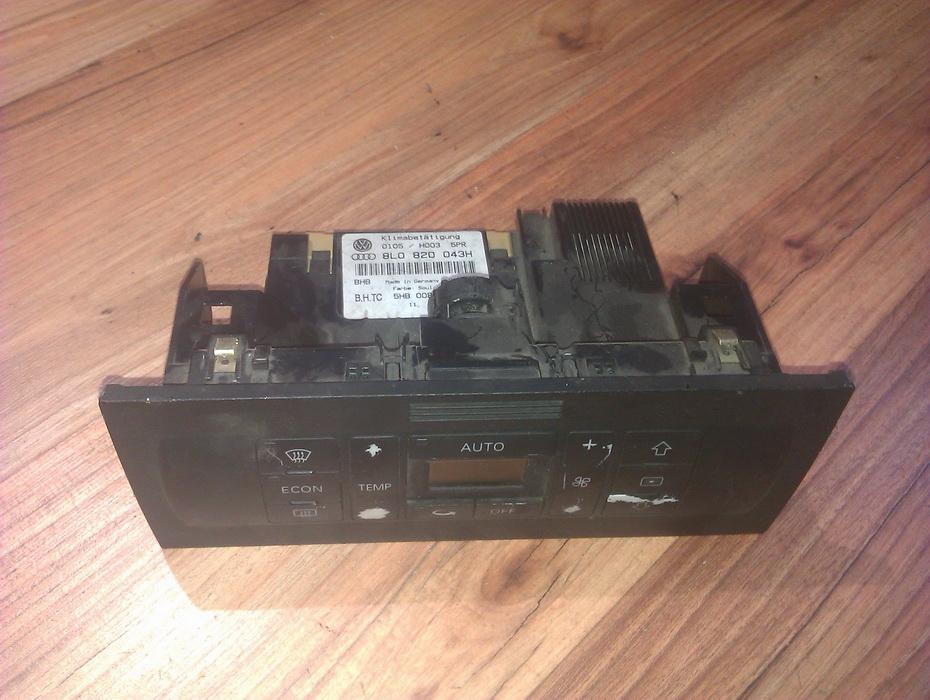 8L0820043H Audi A3 2002 Climate Control Panel (heater control switches)
