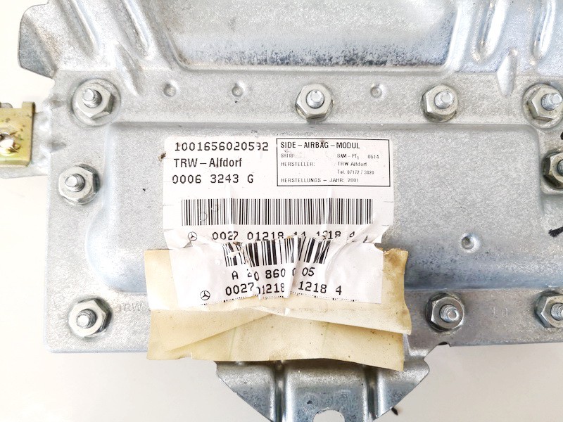 A2208600405 Mercedes-Benz S-CLASS 2001 Durvju SRS (drošības spilvenu sistēma durvīs) - Thumbnail 3