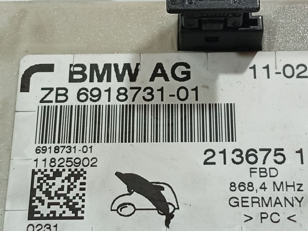 691873101 BMW 7-Series 2002 Antennenverstärker (Antennen Verstärker) - Thumbnail 4