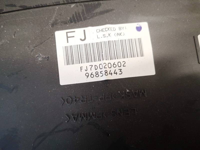 96858443 Chevrolet Captiva 2007 Spidometras - prietaisu skydelis - Thumbnail 2