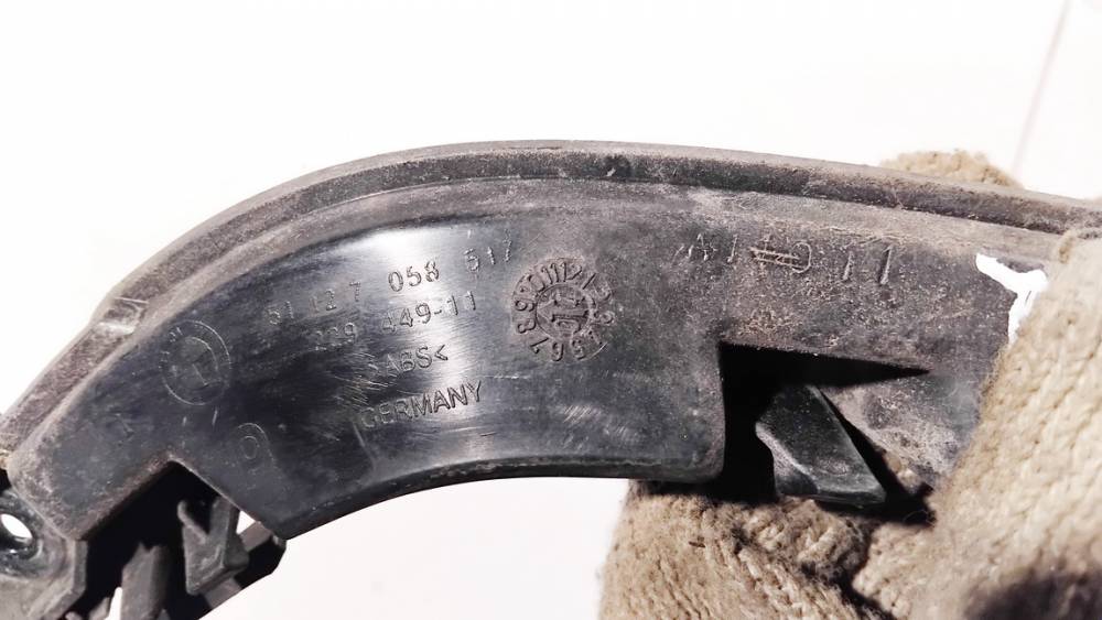 51127058517 BMW 1-Series 2004 Stoßstangenhalter Hinten Linke - Thumbnail 3