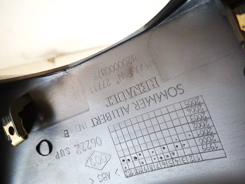 8200000879 Renault Laguna 2001 Steering Column Cowl Trim Panel Top - Thumbnail 3