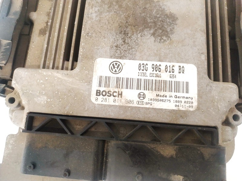 03G906016BQ Volkswagen Touran 2005 ECU Engine Computer (Engine Control Unit) - Thumbnail 3