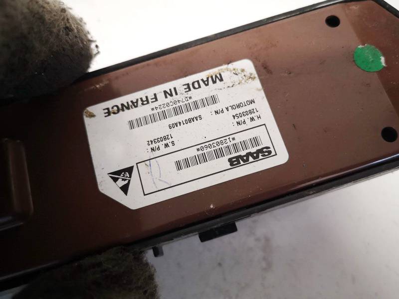 12803342 SAAB 9-3 2003 Loga vadības poga (loga pacēlāja pogas) - Thumbnail 3