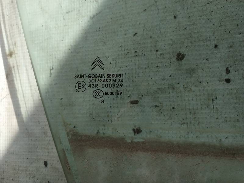 AS2 Citroen C5 2009 Door-Drop Glass - FRONT RIGHT - Thumbnail 3