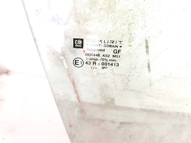 Opel Astra 2000 Szyba drzwi - PRZEDNIE PRAWE - Thumbnail 3