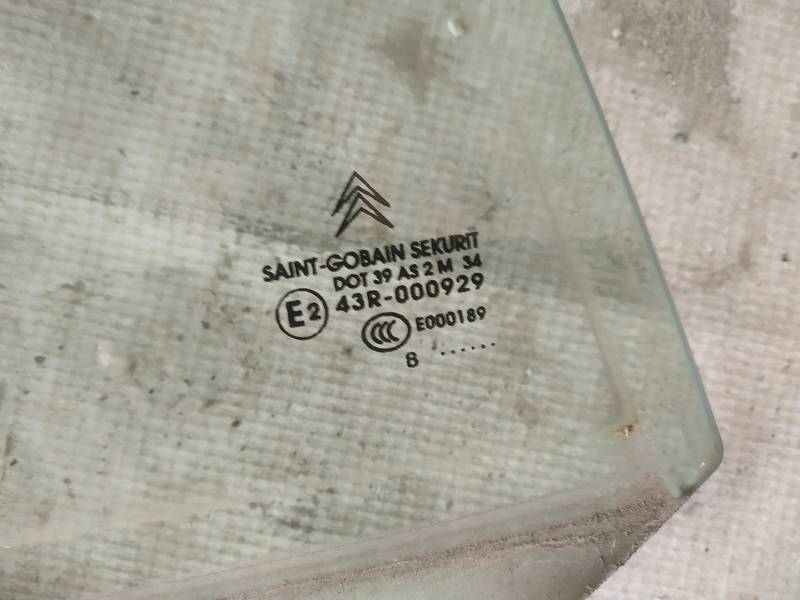 AS2 Citroen C5 2009 Door-Drop Glass - REAR RIGHT - Thumbnail 3