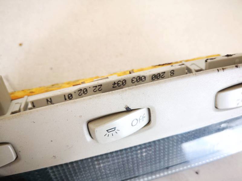 8200003037 Renault Laguna 2001 Interior Light - FRONT - Thumbnail 2