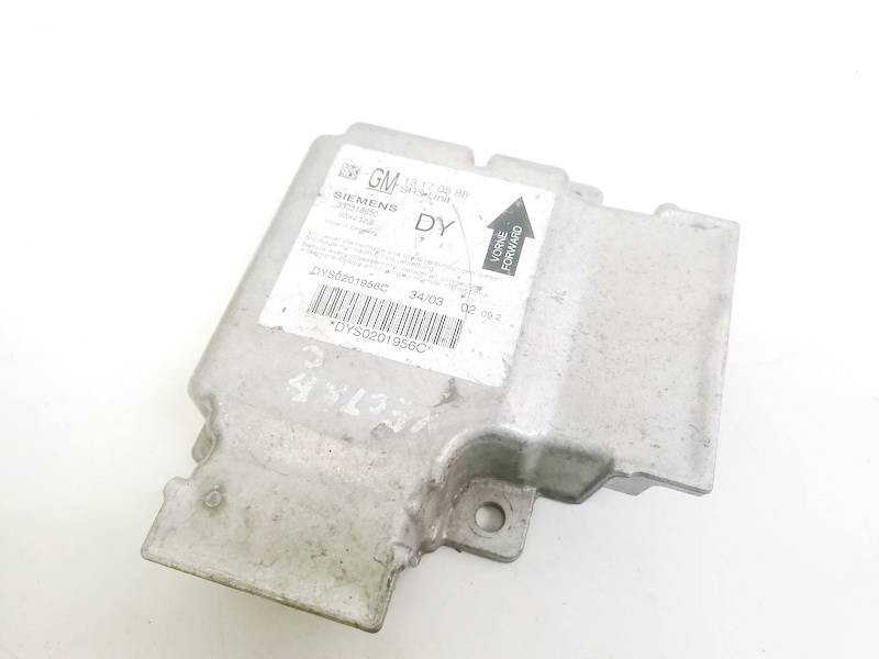 13170588 Opel Vectra 2003 SRS gaisa spilvena dators – gaisa spilvenu vadības bloks