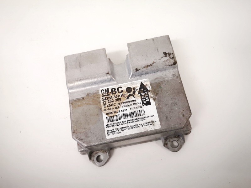 13262359 Opel Corsa 2007 Airbag crash sensors module