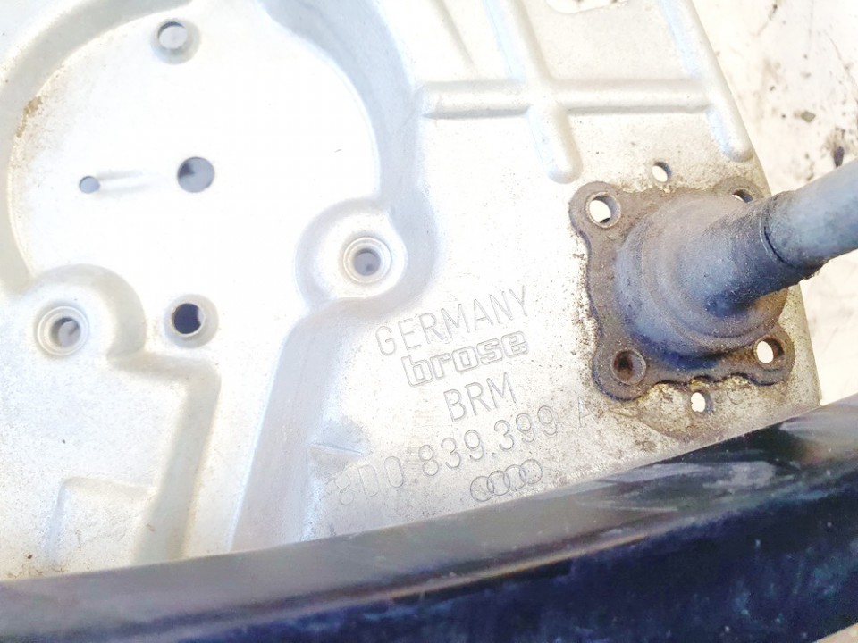 8D0839399A Audi A4 1995 Door winder mechanism (Window Regulator) - REAR LEFT - Thumbnail 3