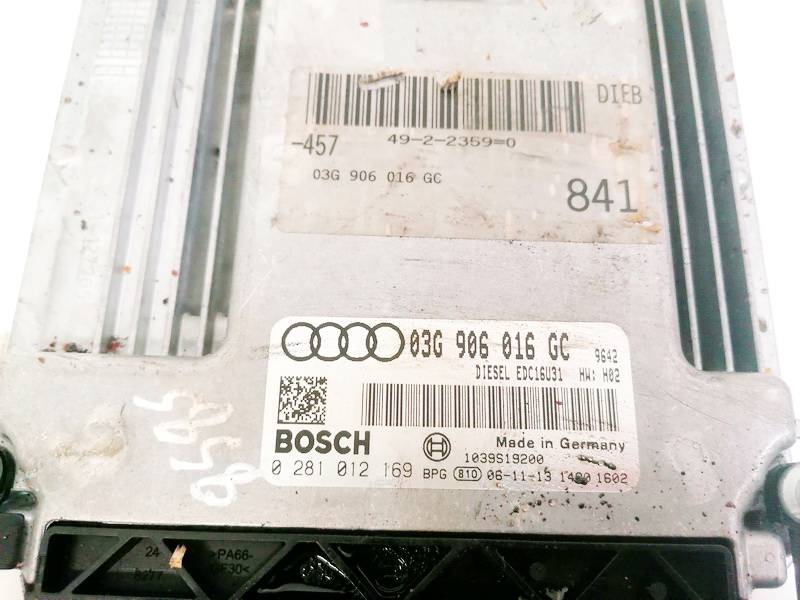 03G906016GC Audi A6 2006 CALCULATEUR MOTEUR - Thumbnail 3