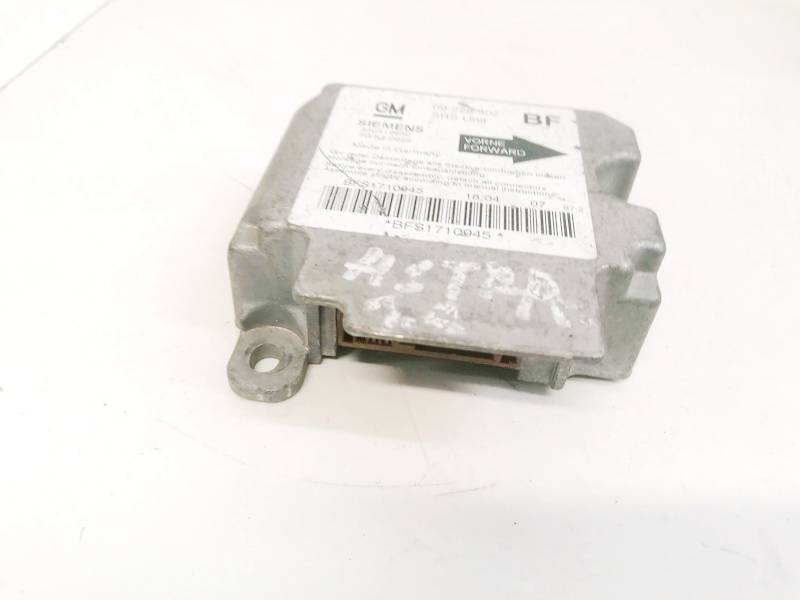 09229302 Opel Astra 2002 SRS gaisa spilvena dators – gaisa spilvenu vadības bloks - Thumbnail 2