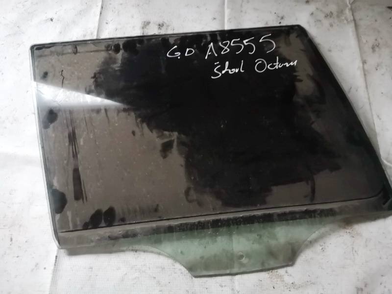 AS2 Skoda Octavia 2005 Door-Drop Glass - REAR RIGHT