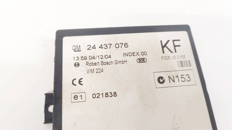 24437076 Opel Zafira 2005 General Module Comfort Relay (Unit) - Thumbnail 2