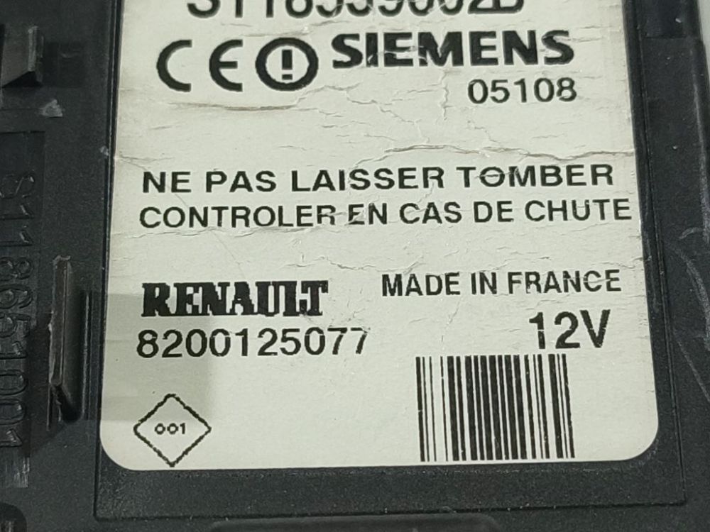 1099267 Renault Scenic 2005 LECTEUR CARTE FICHE MARRON - Thumbnail 5