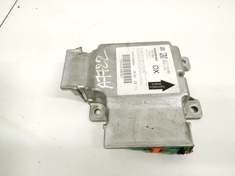 13170589 Opel Signum 2004 SRS gaisa spilvena dators – gaisa spilvenu vadības bloks