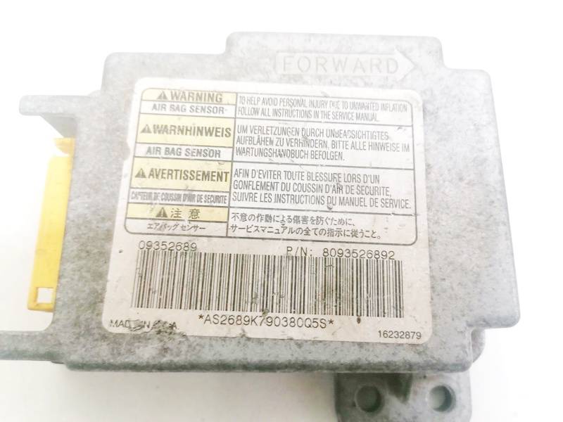 8093526892 Opel Frontera 2000 Airbag crash sensors module - Thumbnail 3