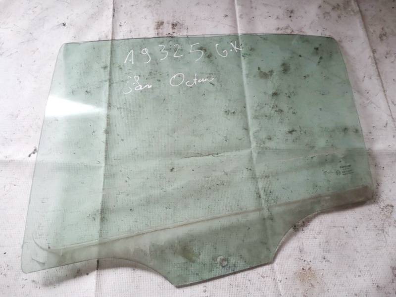 AS2 Skoda Octavia 2006 Door-Drop Glass - REAR LEFT