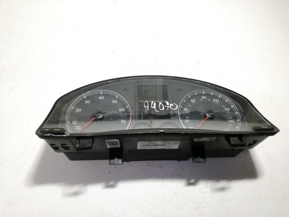 1K0920951J Volkswagen Golf 2005 Speedometers - Cockpit - Speedo Clocks Instrument