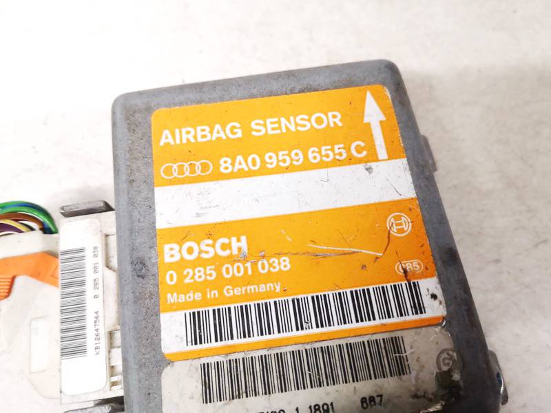 8A0959655C Audi A4 1996 srs-turvatyynyn tietokone – turvatyynyn ohjausyksikkö - Thumbnail 2