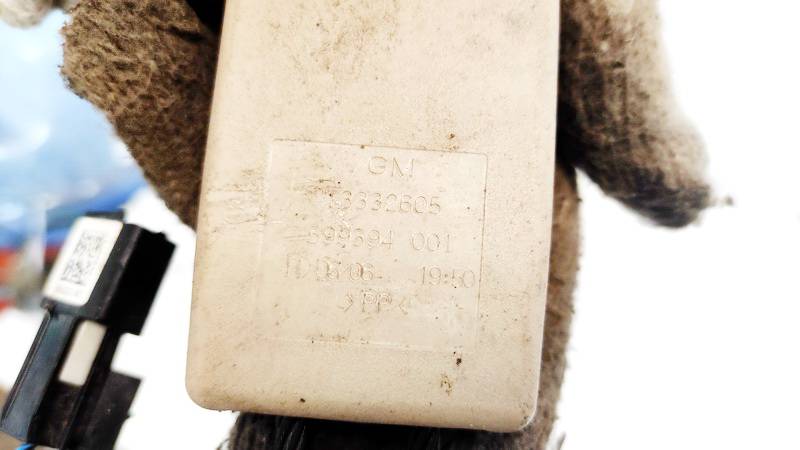 13332605 Opel Astra 2006 Seat belt holder (Seat belt Buckle) - FRONT RIGHT - Thumbnail 3