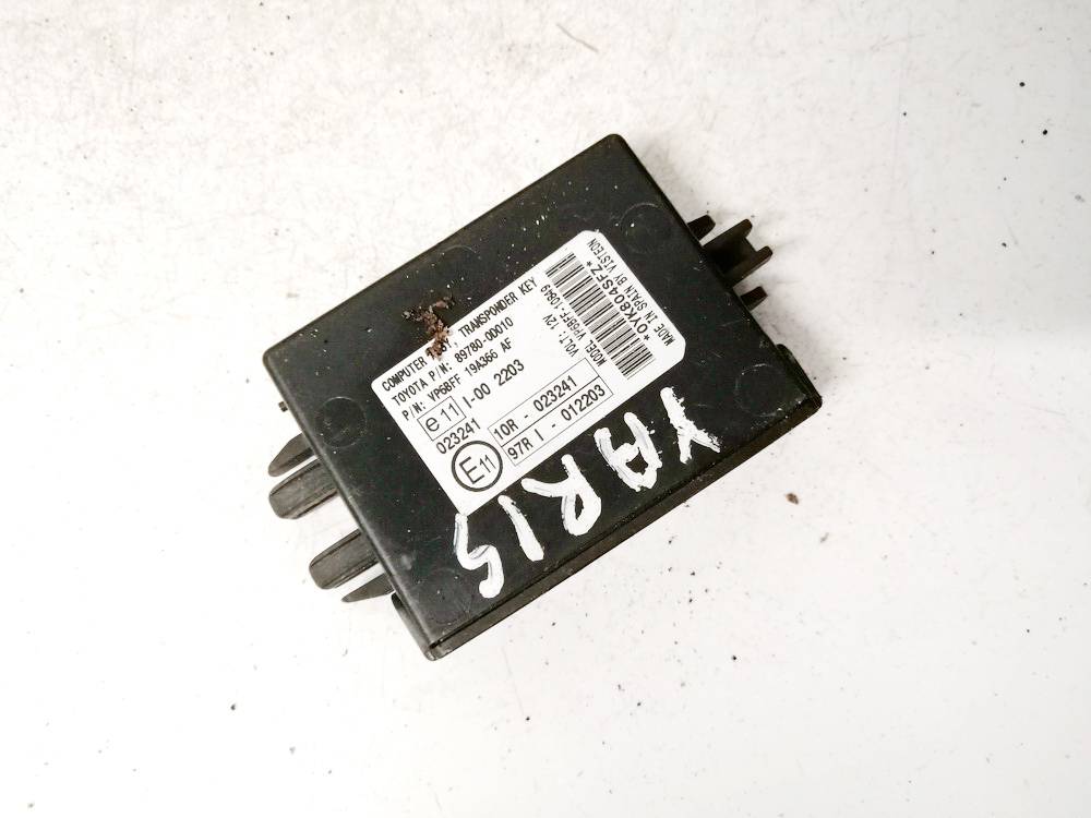 897800D010 Toyota Yaris 2007 Other computers - Thumbnail 2