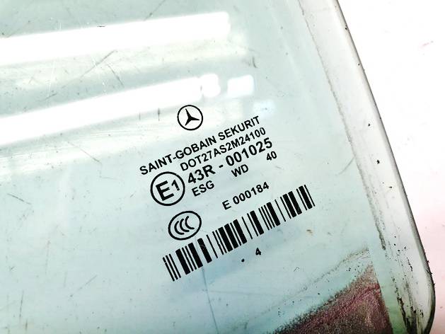 DOT27AS2M24100 Mercedes-Benz E-CLASS 2004 Vitre de Porte Arrière Gauche - Thumbnail 2