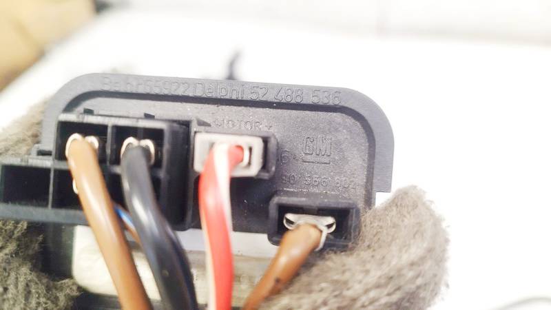 52488536 Opel Zafira 2005 Peciuko reostatas (ezys) (ventiliatoriaus rele) - Thumbnail 3