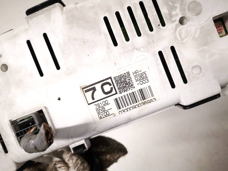 78100SNBG100 Honda Civic 2006 Spidometrs – instrumentu panelis - Thumbnail 3