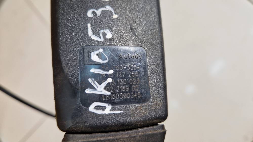 13127266 Opel Astra 2006 Seat belt holder (Seat belt Buckle) - FRONT LEFT - Thumbnail 3