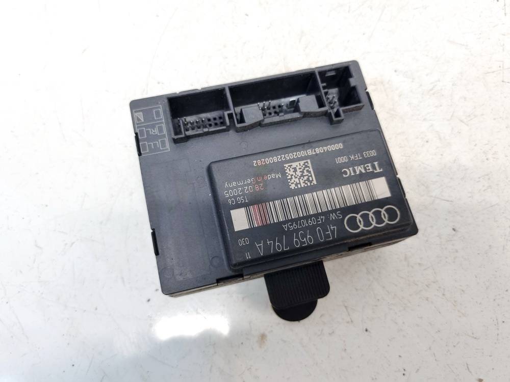 4F0959794A Audi A6 2005 Moduł sterowania drzwiami - Thumbnail 2