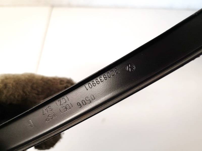 3C0839901 Volkswagen Passat 2006 Glass Trim Molding-weatherstripping - REAR LEFT - Thumbnail 3