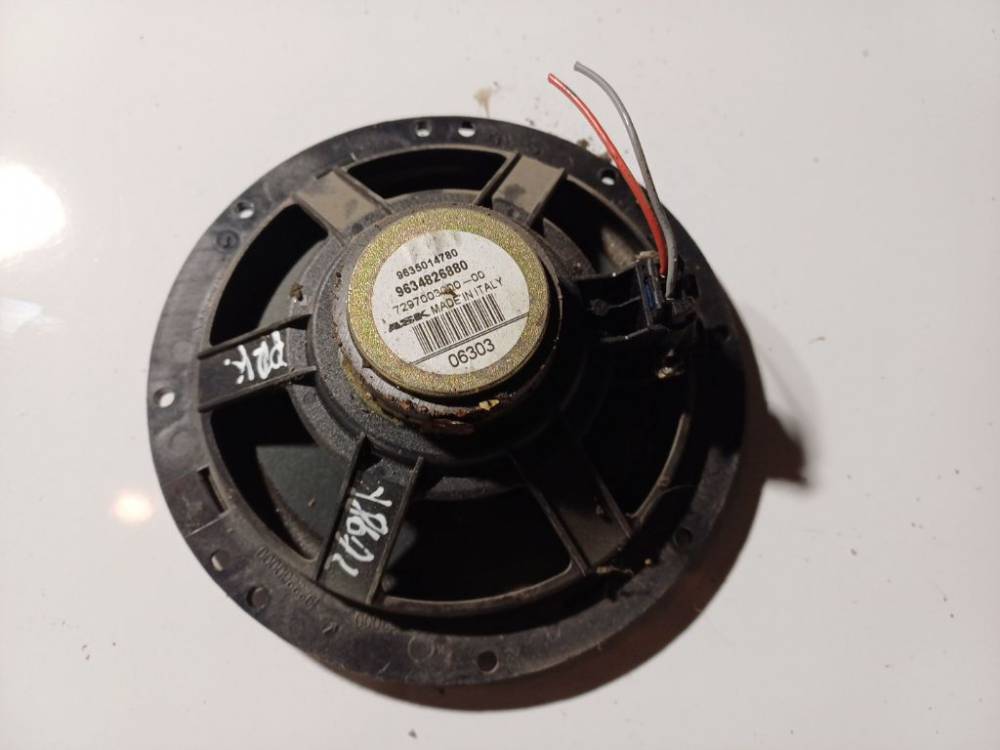 9635014780 Peugeot 307 2003 Speaker (audio) - Thumbnail 2