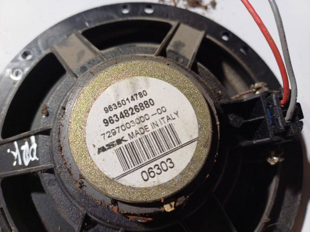 9635014780 Peugeot 307 2003 Speaker (audio) - Thumbnail 3