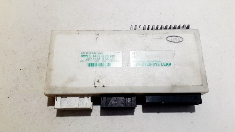 61356920819 BMW 5-Series 2001 General Module Comfort Relay (Unit)