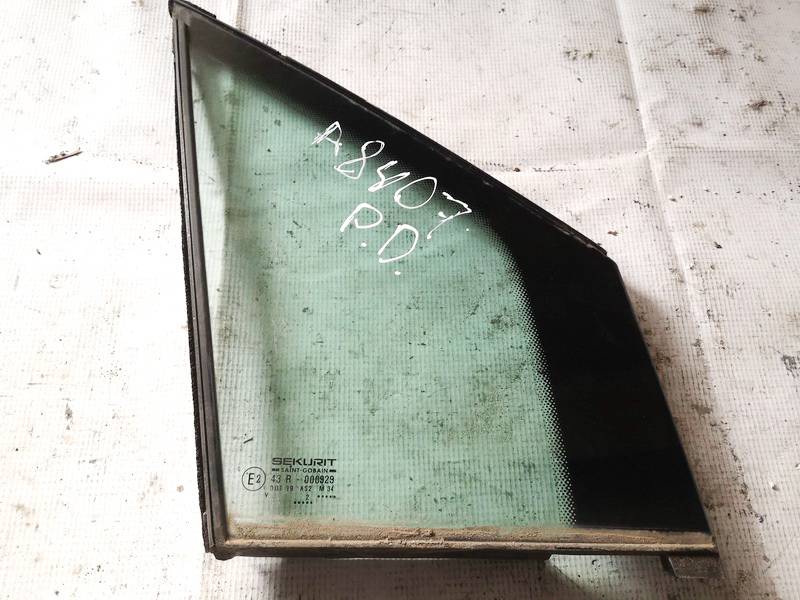 AS2 Citroen C8 2002 Corner quarter window glass - FRONT RIGHT