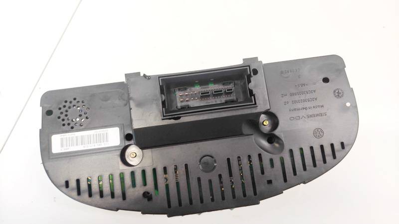 1T0920861A Volkswagen Touran 2004 Speedometers - Cockpit - Speedo Clocks Instrument - Thumbnail 3