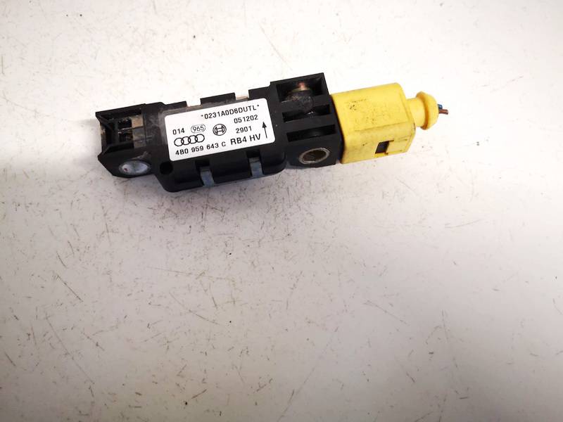 4B0959643C Audi A8 2002 Srs Airbag crash sensor