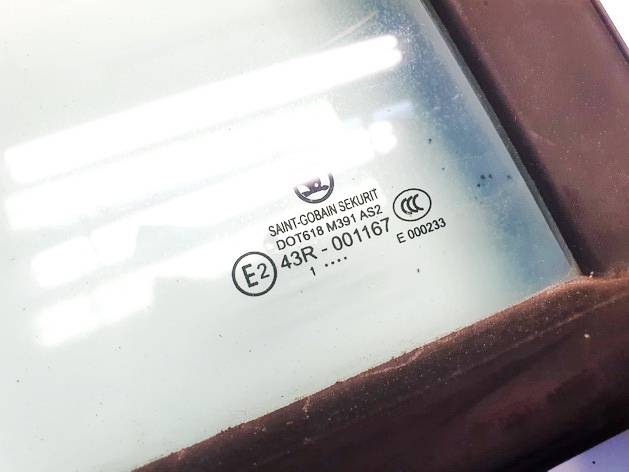 DOT618M391AS2 Skoda Superb 2012 Quarter glass - REAR RIGHT - Thumbnail 3
