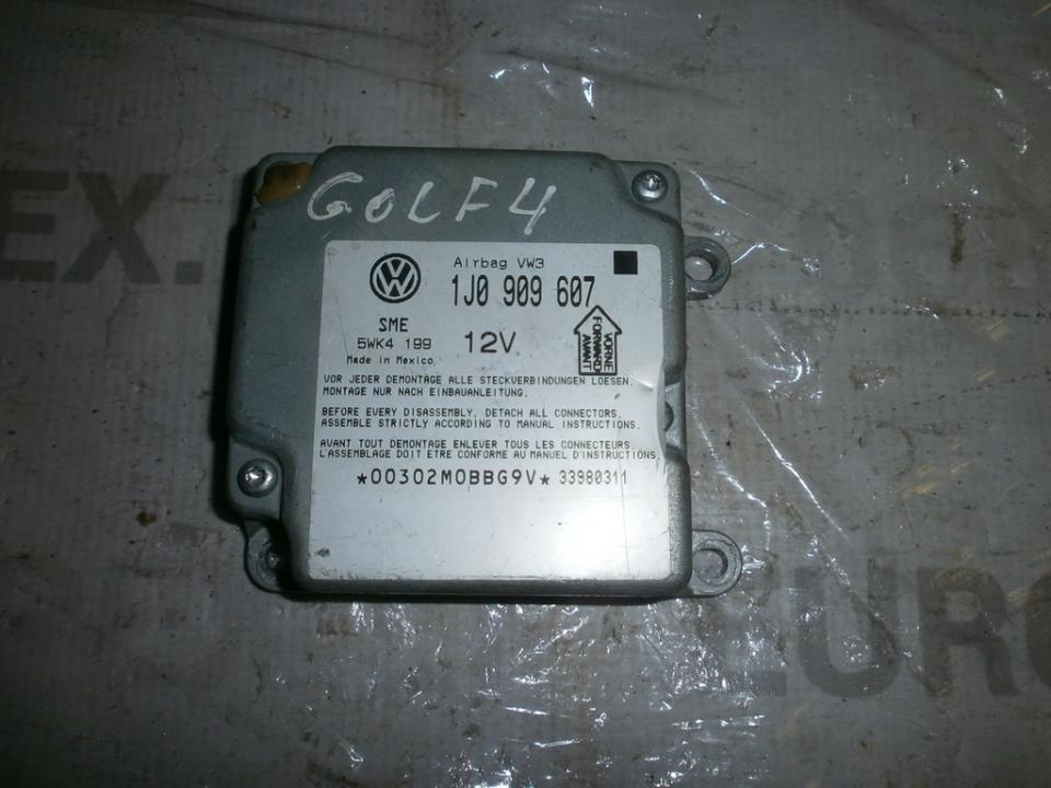 1J0909607 Volkswagen Golf 2001 Airbag crash sensors module