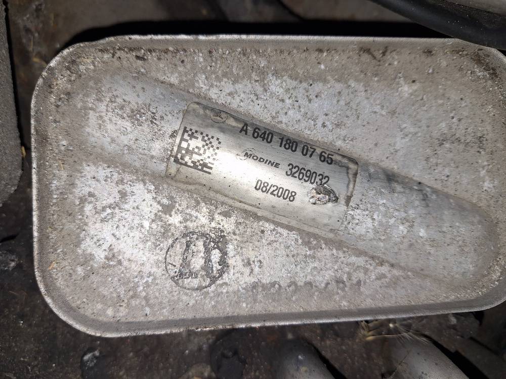 A6401800765 Mercedes-Benz A-CLASS 2008 Oil radiator cooler (Oil Cooler) - Thumbnail 3