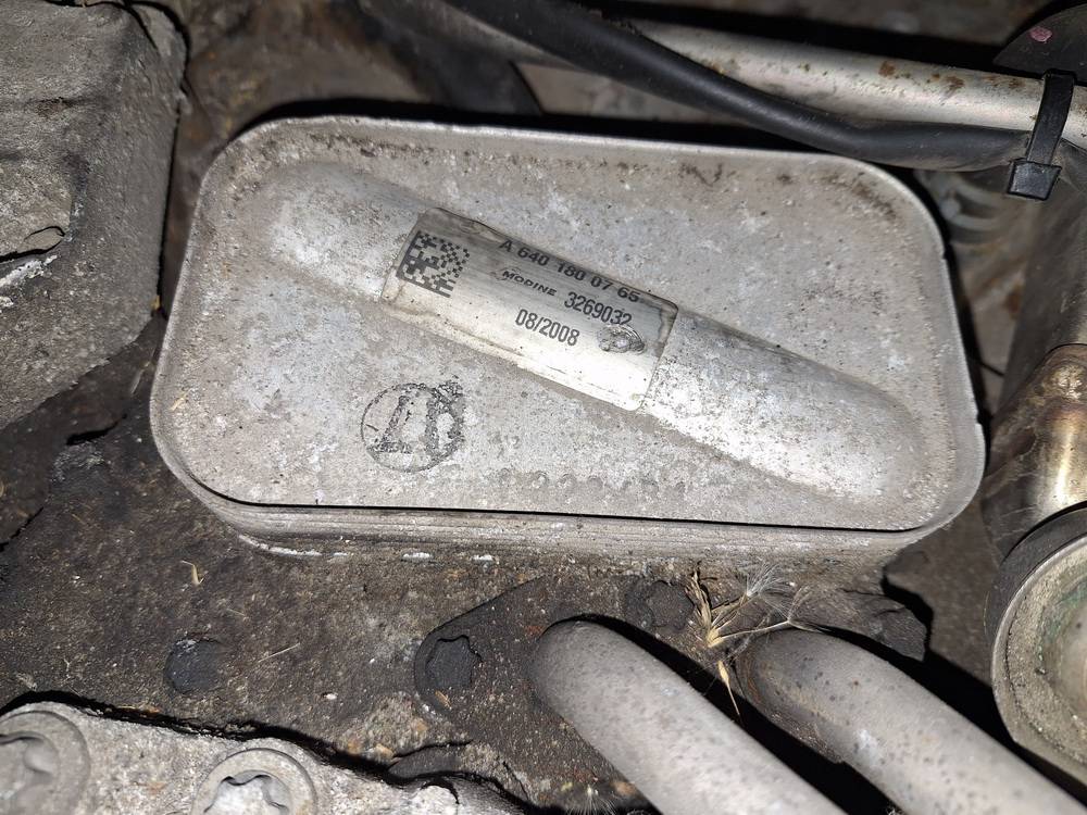 A6401800765 Mercedes-Benz A-CLASS 2008 Oil radiator cooler (Oil Cooler) - Thumbnail 2