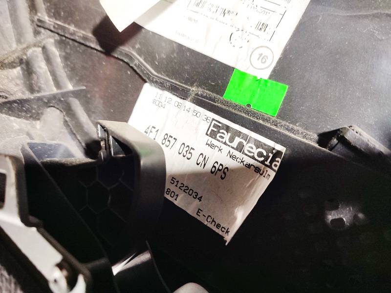 4F1857035CN6PS Audi A6 2009 Glove Box Assembly - Thumbnail 3