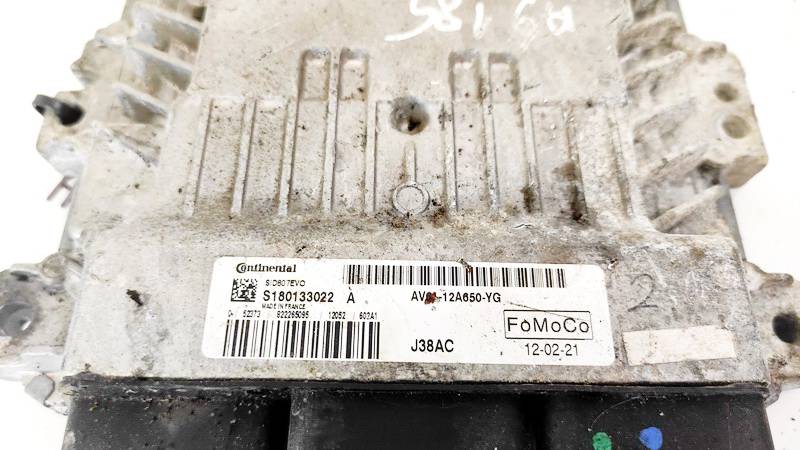 AV6112A650YG Ford C-MAX 2012 ECU Engine Computer (Engine Control Unit) - Thumbnail 2