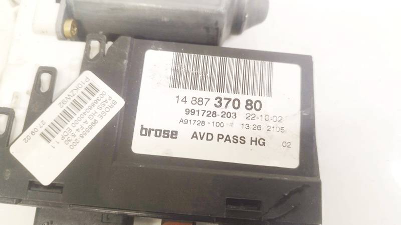 1488737080 Fiat Ulysse 2003 Window Motor - FRONT RIGHT - Thumbnail 2